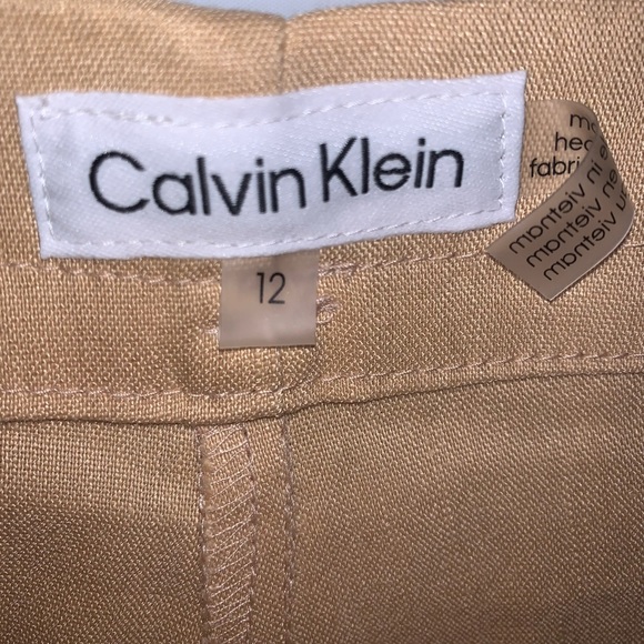 NWT CALVIN KLEIN High Rise Cargo Pants Women Size 12 - Picture 4 of 8